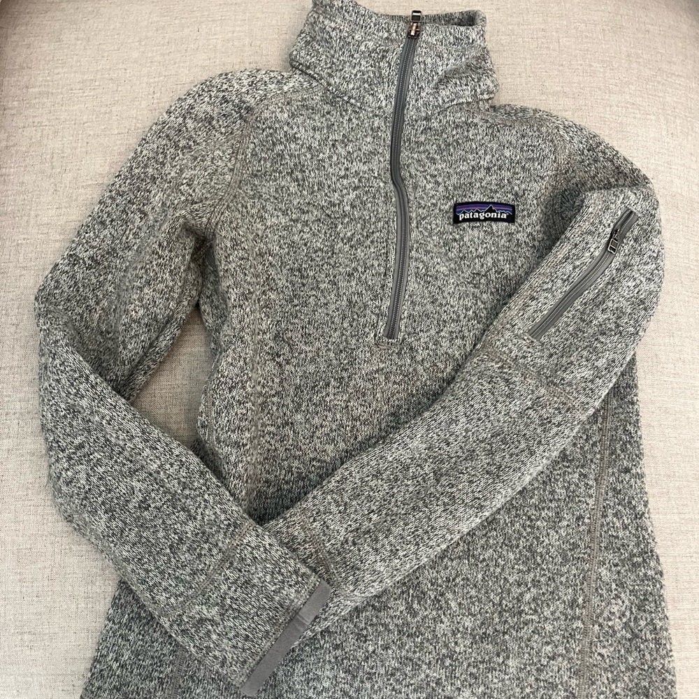 Patagonia Better Sweater 1/4 Zip Grey XXS